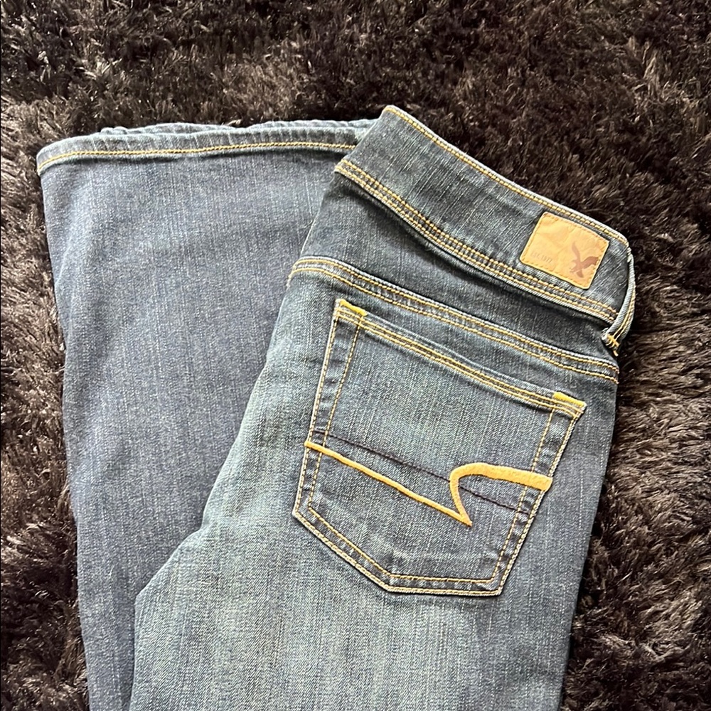 American Eagle Outfitters Blue Boot Cut Jeans